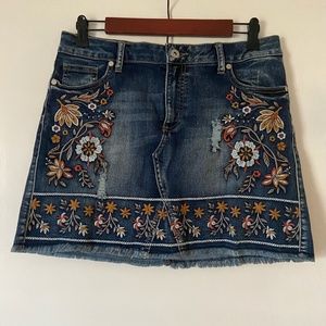 Altered State, Size Medium, Blue Jean Skirt